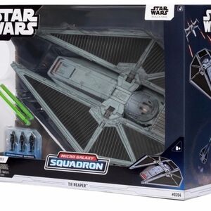 Disney Star Wars TIE Reaper Micro Galaxy Squadron Toy - Gray & Black